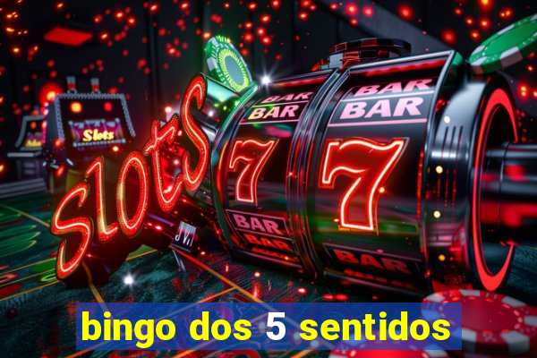 bingo dos 5 sentidos